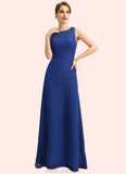 Gianna A-line Scoop Floor-Length Chiffon Mother of the Bride Dress With Beading Sequins STKP0021920