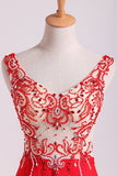 2024 Bicolor Off The Shoulder Floor Length Prom Dress Beaded Lace Bodice Chiffon