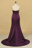 2024 Satin Mermaid Sweetheart Evening Dresses P6NP66YD