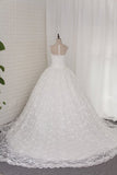 2024 Wedding Dresses Ball Gown Off-The-Shoulder Lace P3CE4FCA