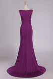 2024 New Arrival Evening Dresses Scoop Mermaid Sweep PZ3M3BHG