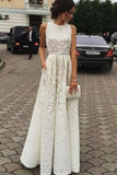 Ivory Charming Long Cheap Evening Dress Custom Made Formal Women Dress Prom Dresses