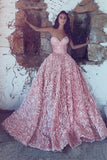 2024 New Arrival Lace Prom Dresses Sweetheart A PFL9GCAC