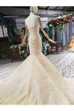 Ball Gown Wedding Dresses One Meter Train Sweetheart Top Quality Appliques P5LB3DBD