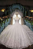 2024 New Arrival Marvelous Wedding Dresses Lace Up With Appliques And Bow Knot P3KD6EXT