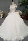 2024 Cheap Price Wedding Dresses Lace Up With Appliques And Sequins Off PH365H4H