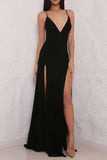 2024 Spandex Evening Dresses Spaghetti Straps Open Back PH9YD7T1