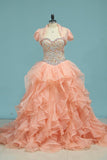 2024 Quinceanera Dresses Sweetheart Ball Gown With Beads PH9S21DE