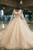 2024 New Arrival Scoop Neck Wedding Dresses Floral Lace PGE7QRRL