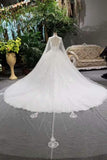 2024 New Arrival Excellent Wedding Dresses Lace Up High Neck With Appliques PC47N889