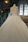 2024 New Arrival Bling Bling Wedding Dresses Lace Up Off The Shoulder P89MKX98