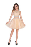 2024 A-Line Homecoming Dresses Short/Mini Scoop P95H6MHK