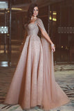 2024 New Arrival Prom Dresses A Line Tulle With Beading P1J45B16