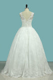 2024 Ball Gown Straps Wedding Dress Floor-Length P42NGNP4