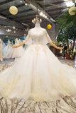 2024 Ball Gown Wedding Dresses Off-The-Shoulder Floor-Length Lace PP5LQNQC