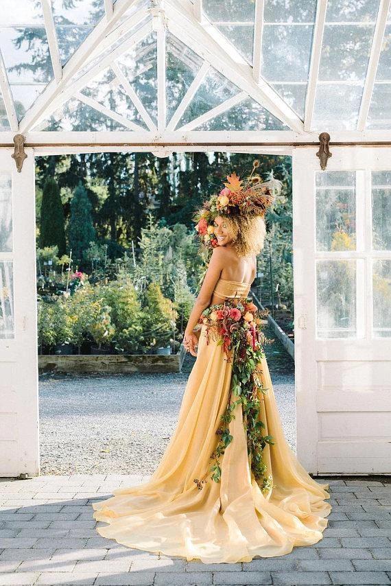 Yellow Country Dresses