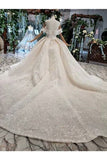 Ball Gown Wedding Dresses Off The Shoulder Top Quality Appliques PF9FZ32S