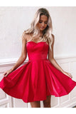 Sweetheart Neck Short R Homecoming Graduation Dresses Lace Up Back