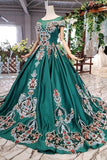 2024 New Prom Dresses Short Sleeves Ball Gown Lace Up Back PLGFSPBS