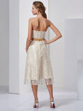 Sheath/Column Strapless Sleeveless Sash/Ribbon/Belt Short Satin Bridesmaid Dresses TPP0005090