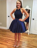 Cute Royal Blue Homecoming Dress Short Prom Dresses